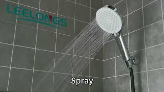 2779 Modern 4 Spray Showerhead Shower Head Spray For Low Water Pressure [upl. by Armillda858]