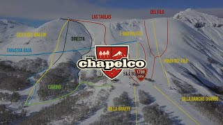 MAPA DE PISTAS  CERRO CHAPELCO 2018 [upl. by Eitsud]