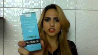 RESENHA NEUTROGENA ULTRA LIGHT HIDRATANTE FACIAL [upl. by Westhead]