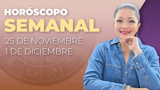 HORÓSCOPO SEMANAL  25 DE NOVIEMBRE AL 1 DE DICIEMBRE  KATIUSKA ROMERO [upl. by Ardnuasak]