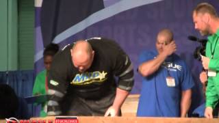 2014 Arnold Strongman Classic Event 2  880lb Frame Jerry Pritchett in 885 [upl. by Locke]