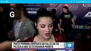 Maite Perroni comparte detalles de quotDibujando El Cieloquot y habla de Juan Gabriel DA [upl. by Oiratnom]