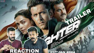 Fighter Official Trailer Reaction  Hrithik Roshan Deepika Padukone Siddharth  Entertainment Kizhi [upl. by Altis22]