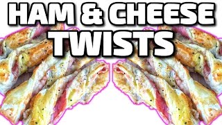 HOW TO MAKE HAM amp CHEESE TWISTS [upl. by Bonina749]