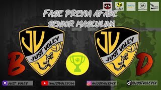 LIGA PREVIA AFADE SENIOR MASCULINO JUST VOLEY CV quotBquot vs JUST VOLEY CV quotDquot [upl. by Ennylyak]