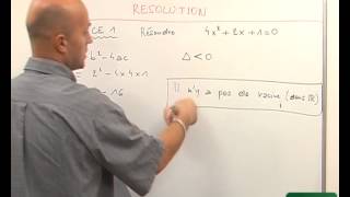 13 Equation du second degré  résolution [upl. by Ber]