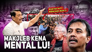 GIBRAN DISAMBUT RIBUAN MASYARAKAT NTT  SEKETIKA LUHUT HAJAR KAUM PECUNDANG YANG SEBUT ANAK INGUSAN [upl. by Arratahs]