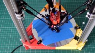 RepRap 3DR Delta 3D printer [upl. by Eckel618]