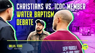 Christians Debate with International Church of Christ Member On Water Baptismal Regeneration [upl. by Gery]