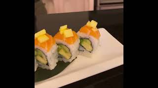 How to make TROPICAL ROLL Uramaki sushi uramaki sushilover bhfyp shorts sushitime [upl. by Kcor]