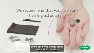 How do I clean my behindtheear hearing aids with thin tubes [upl. by Nolyarg217]