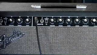 Vintage 1960s Fender Bandmaster Amplifier Head Blackface wMaster Volume Mod Demo [upl. by Eusoj142]