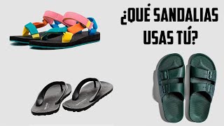 Tipos de Sandalias  ¿Cuáles son más cómodas [upl. by Analos]