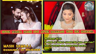 Sister Romika Masih and Rahul Sandhu Share there Marriage Life Experience Romika masih Marriage 🙌🏻 [upl. by Eirellav239]