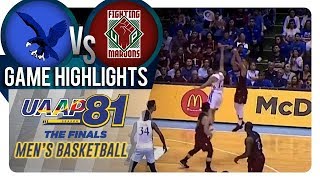 UAAP 81 MB Finals  Game 2 ADMU vs UP  Game Highlights  December 5 2018 [upl. by Nazus]