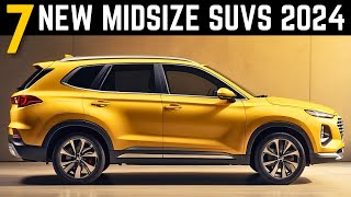 Top 7 New Midsize SUVs For 2024 [upl. by Oninrutas]