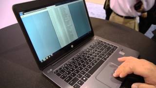 Synaptics ClickPad 20 Forcepad and Thinpad Technology Demos  CES 2014 [upl. by Novelia]