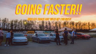 GOING FASTER Volkswagen GTI Track day [upl. by Drofnats]