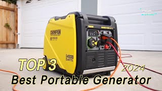 TOP 3 Best Portable Generator for Camping 2024 [upl. by Yseulte]