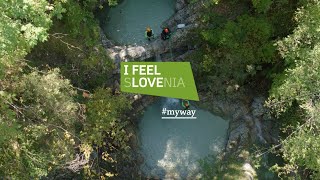 My way of active holidays in Slovenia Zipline and canyoning in Soča Valley [upl. by Nnayrrehs796]