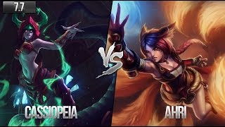 SARDOCHE REPLAY  CASSIOPEIA VS AHRI  BAN AHRI [upl. by Hodgkinson790]