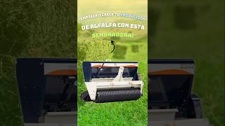 ¡EMPIEZA O CRECE TU PRODUCCIÓN DE ALFALFA CON ESTA SEMBRADORA😯 maquinariaagricola tractor rancho [upl. by Vevina920]