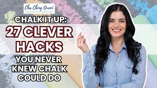 Chalk It Up 27 Clever Hacks You Never Knew Chalk Could Do [upl. by Legnaleugim172]