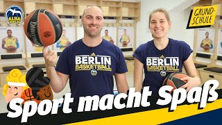 Grundschule 38 l Basketball – Das Dribbling l Sport macht Spaß [upl. by Obbard]