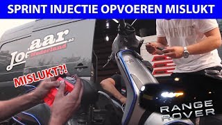 INJECTIE SCOOTER OPVOEREN OP LOCATIE MISLUKT  VOL GAS MET JOEY [upl. by Annaihs]