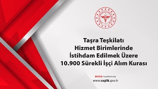 TC Sağlık Bakanlığı 10900 Sürekli İşçi Alımı Kurası 2 Gün 26042023 [upl. by Damiani]