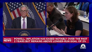 Fed Chair Powell Were now in a good position to manage risks [upl. by Hadden]