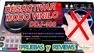 ACTIVAR  DESACTIVAR MODO VINILO efecto scratch DDJ 400 [upl. by Copeland987]