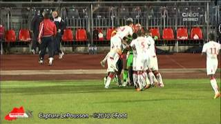 Danijel Subasic Free Kick vs BoulognesurMer [upl. by Yenaled]