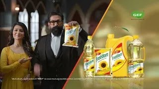 Freedom  Indias No 1 Sunflower Oil  Yash amp Radhika  Kannada [upl. by Babara891]