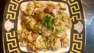 Riz de chouxfleurs aux champignons [upl. by Uziel]