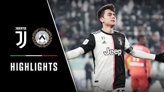 COPPA ITALIA HIGHLIGHTS Juventus vs Udinese  40  Dybala delight [upl. by Adar]