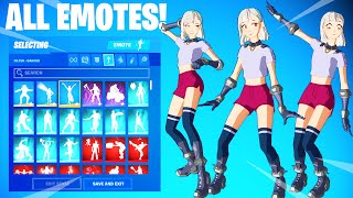 LEXA Skin Showcase with All Fortnite Dances amp Emotes [upl. by Gratia782]