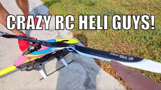 These RC Heli guys are nuts [upl. by Suiratnauq928]