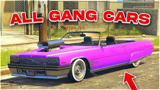 SOLO How To Get Rare Gang Cars In GTA 5 Online All Rare Gang Vehicle Locations Guide [upl. by Glynas]