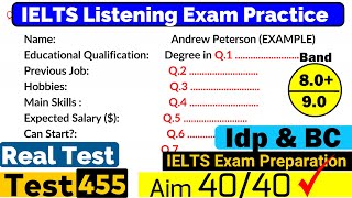 IELTS Listening Practice Test 2024 with Answers Real Exam  455 [upl. by Kurys791]