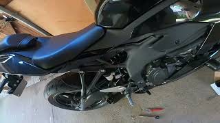 ZX4R Coffmans Exhaust Installation [upl. by Phalan256]