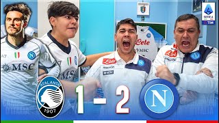 CURATI GRANDE MAZZARRI ATALANTANAPOLI 12  LIVE REACTION NAPOLETANI [upl. by Oijimer]