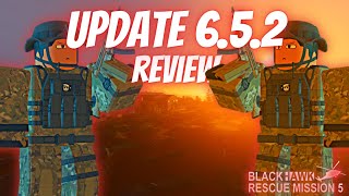 REVIEWING EVERYTHING NEW IN UPDATE 652  Blackhawk Rescue Mission 5  ROBLOX [upl. by Lefty]