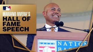 Mariano Rivera is inducted into the Hall of Fame [upl. by Yrakcaz798]