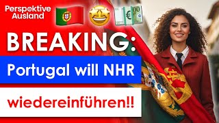 Steuerparadies Portugals neue Regierung plant neuen NHR Status [upl. by Akered]