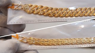 Gold bracelet for men 20k  siddhivinayak jewellers [upl. by Ednargel]