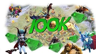 Clash of Lords 2  100K JEWELS MASSIVE x3 Hiring   500 SubsChristmas Special  Arctic Lord [upl. by Heppman600]