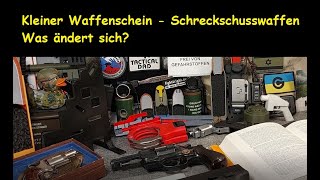 Neues Waffengesetz und Schreckschusswaffen  kleiner Waffenschein  Was ändert sich im Waffenrecht [upl. by Shuping]