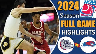 Gonzaga vs UMass Lowell Highlights College mens Basketball 202425  Ncaa basketball [upl. by Bilicki]