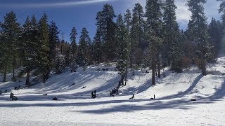 Snowdrift Tubing Park  Big Bear CA Jan 2018 [upl. by Anyehs835]